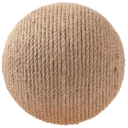 Katzenkratzerspielzeug, Kaninchenkratzerspielzeug, natürlicher Sisal -Kratzer -Ball, interaktive Anreicherung und Spiel, Hochleistungs -Hanpenseil, 8,3 Spinning Cat Ball Toy für Katzen und Kätzchen, Katzenkratzerspielzeug, Kaninchenkratzerspielzeug, natürlicher Sisal -Kratzer -Ball, interaktive Anreicherung und Spiel, Hochleistungs -Hanpenseil, 8,3 Spinning Cat Ball Toy für Katzen und Kätzchen, von Lawnrden