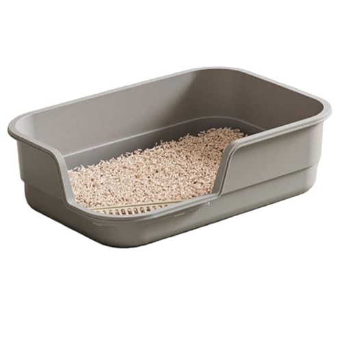 Katzentoilette, Katzenrückschachtel, 19x14x5 Non -Stick -Katzenschale mit Schaufel großer tragbarer Spritzer Splash -Proof -Kätzchen -Toilette für Zuhause Katzentoilette, Katzenrückschachtel, 19x14x5 Non -Stick -Katzenschale mit Schaufel großer tragbarer Spritzer Splash -Proof -Kätzchen -Toilette für Zuhause von Lawnrden