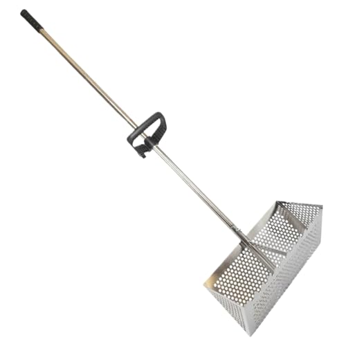 Lawnrden Sandflöhe Rase, Edelstahlsand-Sifter, 51,2 hexagonaler zusammenklappbarer Haizahn-Sifter mit stumpfen Zähnen und Nicht rutschfestem Griff, Sandkrabbenfänger für Strand Lawnrden Sandflöhe Rase, Edelstahlsand-Sifter, 51,2 hexagonaler zusammenklappbarer Haizahn-Sifter mit stumpfen Zähnen und Nicht rutschfestem Griff, Sandkrabbenfänger für Strand von Lawnrden