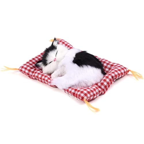 Lawnrden Schlafende Katzenspielzeug Simulation Schöne Klänge Puppe süße Plüschschlafkatze Spielzeug auf Mattengefüllte Dekorationen Tolles Geschenk für Kinder Lawnrden Schlafende Katzenspielzeug Simulation Schöne Klänge Puppe süße Plüschschlafkatze Spielzeug auf Mattengefüllte Dekorationen Tolles Geschenk für Kinder von Lawnrden