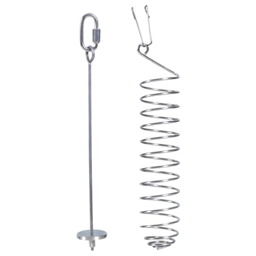 Parrot Futtersuche Spielzeug, 2pcs Vogelkäfig-Feeder, Edelstahlhänge-Parrot-Futter-Spielzeug mit Haken, Anti-Rust-Ratten-Käfigzubehör, lustige Vogelfutterhäuschtier für Haustier Parrot Futtersuche Spielzeug, 2pcs Vogelkäfig-Feeder, Edelstahlhänge-Parrot-Futter-Spielzeug mit Haken, Anti-Rust-Ratten-Käfigzubehör, lustige Vogelfutterhäuschtier für Haustier von Lawnrden