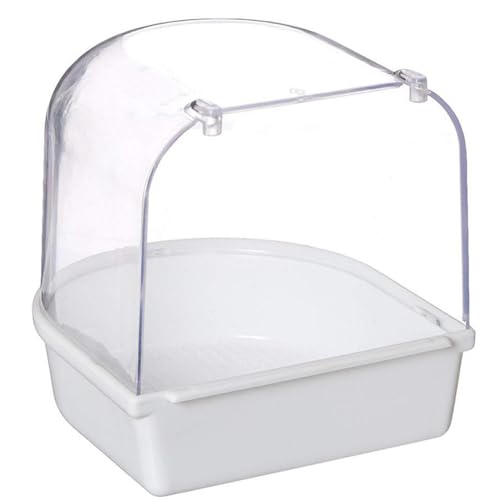 Vogelbad für Käfig, Vogelbad, 5x5x5 Käfigstil Plastikhänge, multifunktionales Zubehör für Lovebirds, Finken, Sittiche, Mannikin Vogelbad für Käfig, Vogelbad, 5x5x5 Käfigstil Plastikhänge, multifunktionales Zubehör für Lovebirds, Finken, Sittiche, Mannikin von Lawnrden