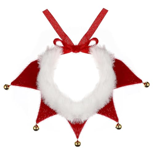 Lawnrden Weihnachtshundkragen einstellbare rote Katze Kragen mit Glocken Weihnachtskostüm für kleine Hundekatze Welpenkätzchen, s | Kostüme Lawnrden Weihnachtshundkragen einstellbare rote Katze Kragen mit Glocken Weihnachtskostüm für kleine Hundekatze Welpenkätzchen, s | Kostüme von Lawnrden
