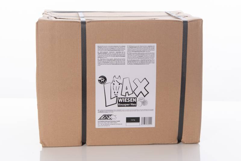 LAX Wiesen Knusper Heu 12,5 kg (1,99 € / kg) von Lax