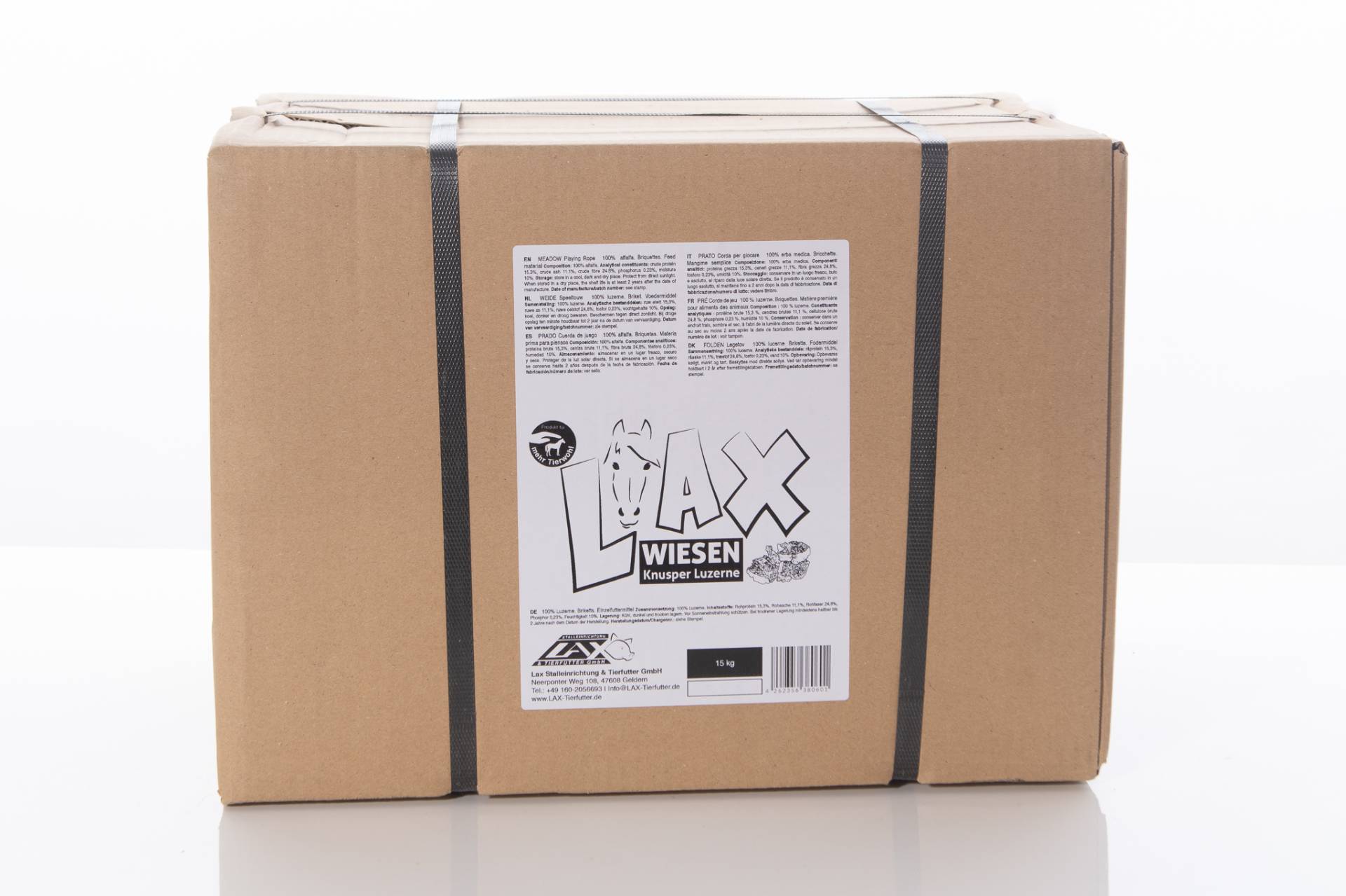 LAX Wiesen Knusper Luzerne 15 kg (1,99 € / kg ) von Lax