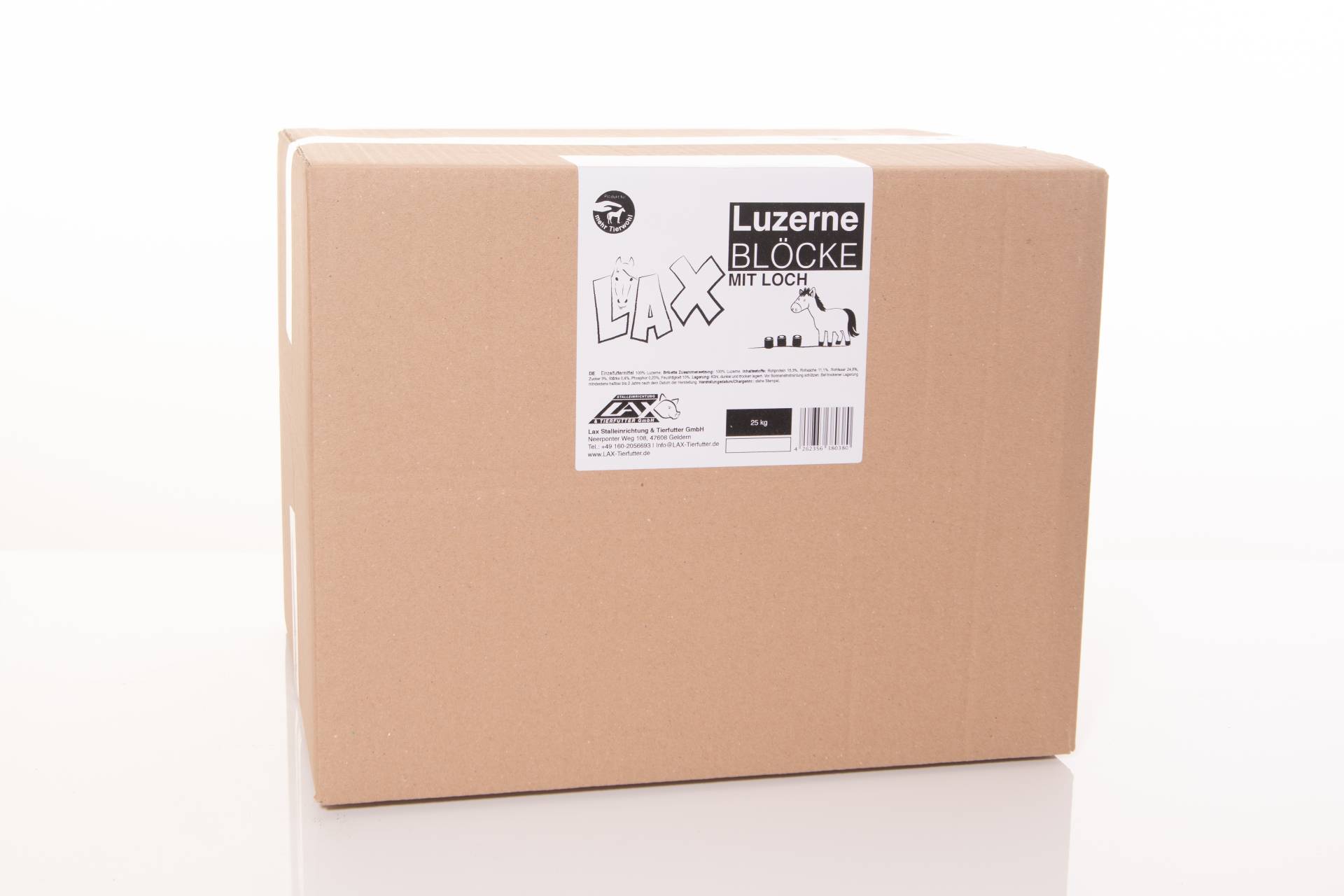 Lax Luzerne Blöcke mit Loch - 25 kg Pack Lax Luzerne Blöcke mit Loch - 25 kg Pack von Lax