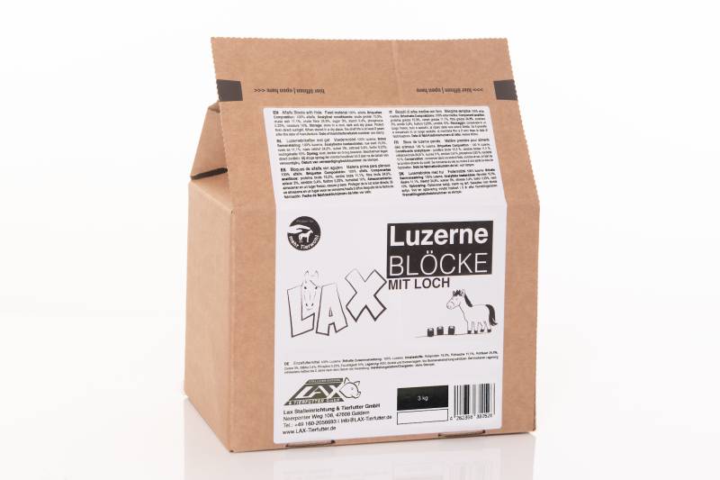 Lax Luzerne Blöcke mit Loch - 3kg Pack von Lax