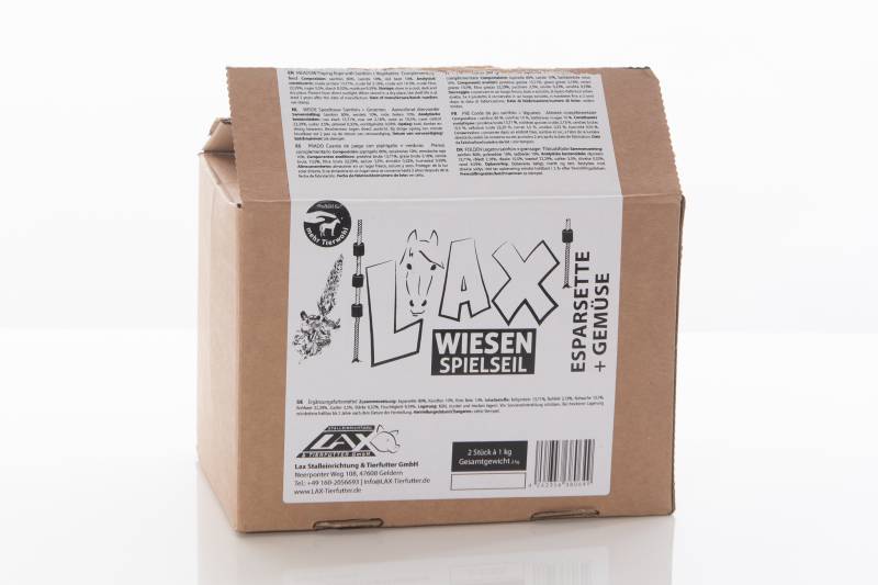 Lax Wiesen Spielseil Esparsette-Gemüse – 2 Stück á 1 kg von Lax