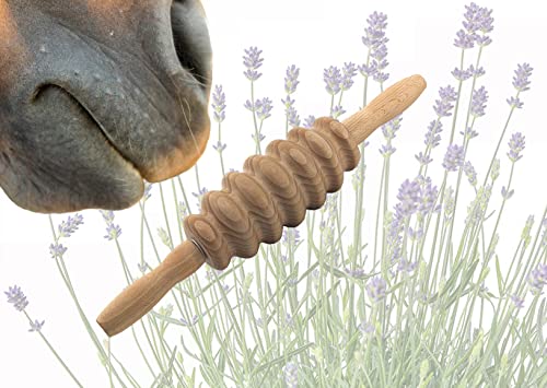 LaziRoll® 2D - Faszienrolle Pferd/Hund/Mensch Aromatherapie (klein, gerillt) (Basilikum) von LaziRoll