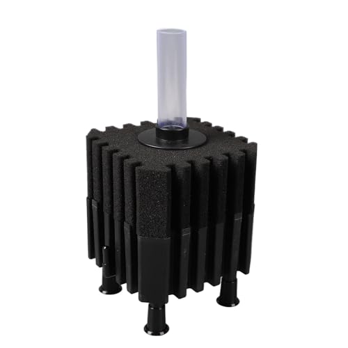 Lazmin112 Aquariumschwammfilter, Sicherer Sauerstoffverfahren Aquarium Bioschwamm Filter 3 in 1 für Fischtank (M) von Lazmin112