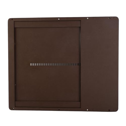 Lazmin112 Automatische Hühnerkoop -Tür, Hühner -Coop Türöffner LED Display Programmierbares Horizontaler Öffnung Rostsicher für Zuhause (Brown) von Lazmin112