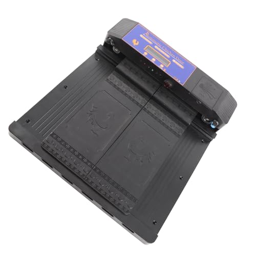 Lazmin112 Doppel -Tür -Hühnchen Coop Opener, Einfach zu Verwendende LED Display Automatische Hühner Stalltür Alarm für Gänse für Bauernhöfe für Scheunen (Black) von Lazmin112