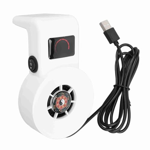 Lazmin112 Fischtankkühlventilator, ABS -Raumsparungs -Aquariumkühlungslüfter 2 Level USB -Verbindung für Alle Jahreszeiten (White) von Lazmin112
