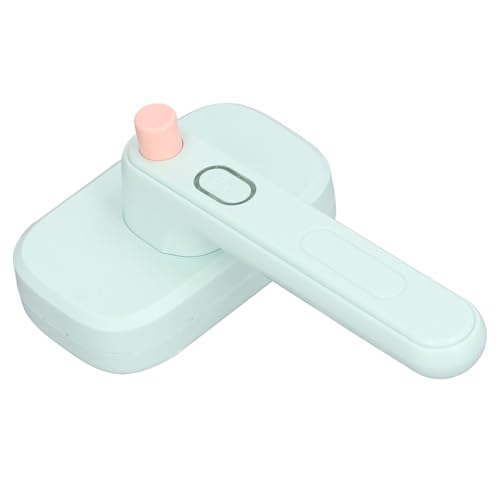 Lazmin112 Haustierpflegepinsel, Negativer Ion Tragbarer Massageffekt Pin Kammzähte Haustierpinsel Selbstreinigung für Katzenhund (Green) von Lazmin112
