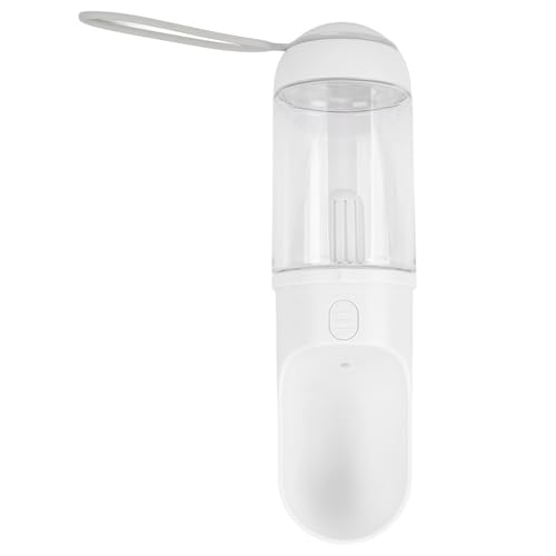 Lazmin112 Haustierwasserflasche, Tragbarer Haustierwasserspender 330 Ml Mehrzweck für Outdoor (White) von Lazmin112