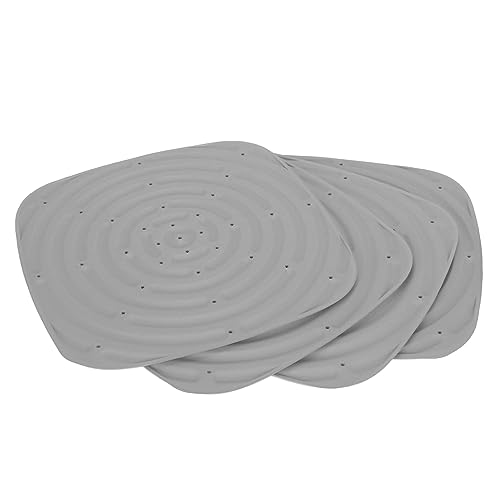 Lazmin112 Hühnerbettwäschepolster, Wiederverwendbares Eierschutz Weiches Hühnchen -Nistpolster Waschbar 4pcs für Hühnermaterial (Grey) von Lazmin112