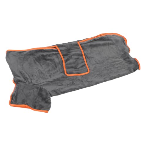 Lazmin112 Hundebademantel, Verdickter, Voll Eingewickelter Hunde Trocknungsmantel Weicher Absorption für Zuhause (S-Größe) von Lazmin112
