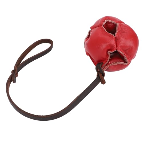 Lazmin112 Hundeball Am Seil, Hundetraining Ball Freisetzungs Energie Bissbeständig für Outdoor (Rot) von Lazmin112