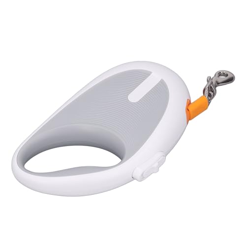 Lazmin112 Hundeleine, Kompakt Breite Anwendung Hunde Walking -Leine Einziehbares Haltbares U -Form Outlet für Outdoor Aktivitäten (Grauer Delphin) von Lazmin112
