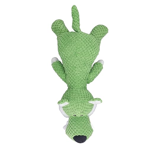 Lazmin112 Quietschhund -Plüschspielzeug Langlebiges Weiches Gefülltes Spielzeug für Haustiere, Fördert die Zahngesundheit, Geeignet für Hunde, PP -Baumwollmaterial Geeignet (Wolf) von Lazmin112