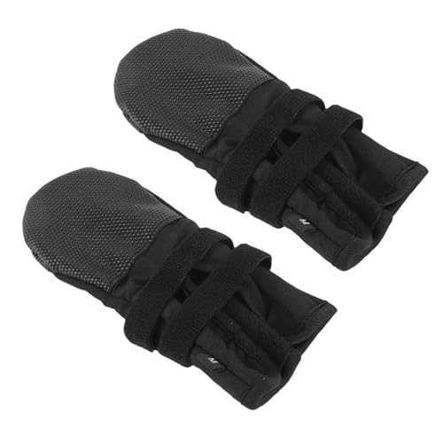 Lazmin112 Socken für Hunde ohne Schlupf, Präventionsprävention Baumwollgürtel Zum Befestigen von Stoff Design 1 Paar Klauenklauenverteidiger für Bodenholzfliesenholz (M) von Lazmin112