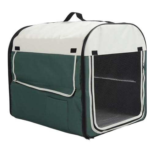 Lazmin112 Zusammenklappbares Hundetokate, Hundezeltbett Tragbare Belüftete Faltbar für Freien für die Reise für Mittelgroße Hunde (XL) von Lazmin112