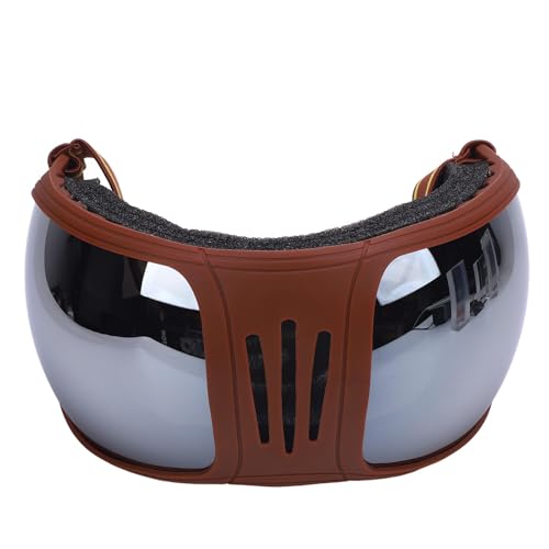 Pferdebrille, UV400 -Linsen Sport Pferdbrillen Verstellbares Riemen Mehrere Schichten Schwammpolsterung Zum Fahren (Silver) von Lazmin112