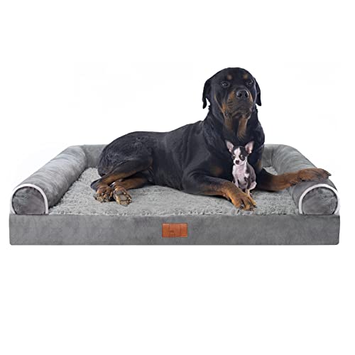 XXL Hundebett, Hundebetten für extra große Hunde, großes Hundebett mit abnehmbarem waschbarem Bezug, Outdoor Hundebett, große Hundebetten, waschbares Hundebett XXL Hundebett, Hundebetten für extra große Hunde, großes Hundebett mit abnehmbarem waschbarem Bezug, Outdoor Hundebett, große Hundebetten, waschbares Hundebett von Lazy Lush