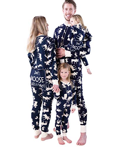 LazyOne Jungen Classic Moose Blue Kinder Flapjack Onesie 12 Jahre LazyOne Jungen Classic Moose Blue Kinder Flapjack Onesie 12 Jahre von Lazy One
