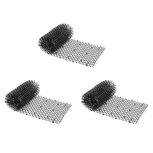 Lckiioy 3X Katzen- und Hundematte mit Spikes, Katzen- und Hundeabwehrmatte mit Tierspikes, Katzen- und Hundematte für Drinnen und Draußen, für Den Garten, 150 X 30 cm von Lckiioy