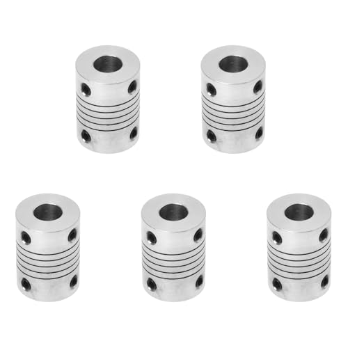 Lckiioy 5X Motorwelle 8mm Bis 8mm Gelenkschraubenschluessel Koppler Kupplung D18L25 von Lckiioy