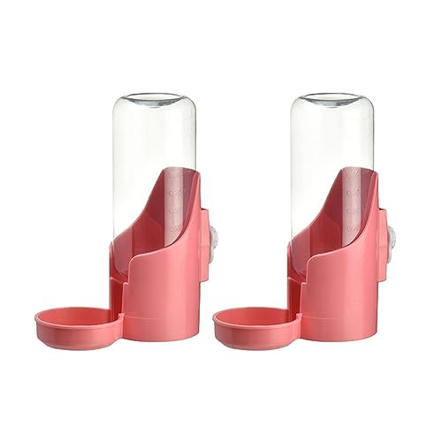Lckiioy Universal-Wasserspender für Haustiere, zum Aufhängen, nicht nasser Mund, Wasserkocher, Futterwasser, kann Käfig B aufgehängt werden, 2 Stück Lckiioy Universal-Wasserspender für Haustiere, zum Aufhängen, nicht nasser Mund, Wasserkocher, Futterwasser, kann Käfig B aufgehängt werden, 2 Stück von Lckiioy