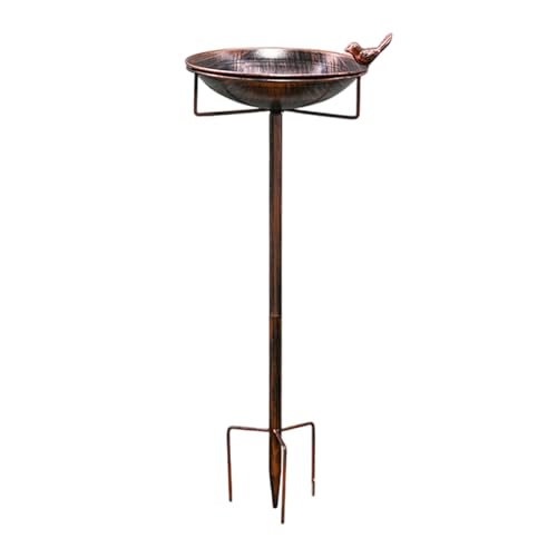 Freistehende Vogeltränke für Außenbereiche Pfahl Metalldesign Vogelfutterstation Große Wanne Futternapf Metall Multifunktionale Vogeltränke Freistehende Vogeltränke für Außenbereiche Pfahl Metalldesign Vogelfutterstation Große Wanne Futternapf Metall Multifunktionale Vogeltränke von Ldabrye