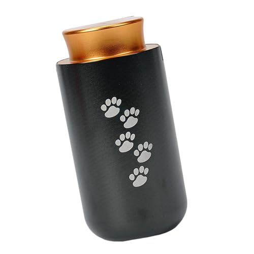 Ldabrye Einfache Schatulle für Asche, Schatulle für Haustiere, Schnitzereien, kleines Glas, Urnenbehälter, Haustierbehälter, Edelstahl von Ldabrye
