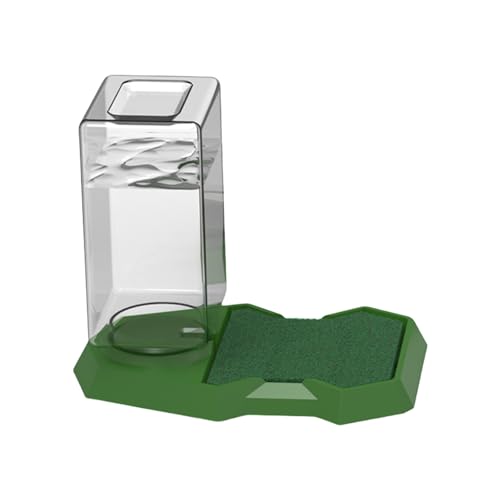 Reptilien-Wassernapf mit Antiertrink-Design, Wasserspender für Eidechsen, Schildkröten, Bartagamen, Spender, Trinkbehälter, Zubehör Reptilien-Wassernapf mit Antiertrink-Design, Wasserspender für Eidechsen, Schildkröten, Bartagamen, Spender, Trinkbehälter, Zubehör von Ldabrye