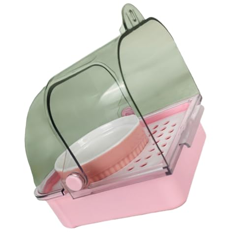 Vogelbadewanne für Haustiere, Papageien-Badewanne mit unterer Schublade für Wellensittiche, Nymphensittiche, Lovebirds Badezubehör, ausbruchsichere Vogelfutterspender Vogelbadewanne für Haustiere, Papageien-Badewanne mit unterer Schublade für Wellensittiche, Nymphensittiche, Lovebirds Badezubehör, ausbruchsichere Vogelfutterspender von Ldabrye