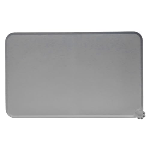 Silikon Haustiernahrung Leckage Proof wasserdichte Nicht -Schlupf -Fütterungsmatte für Hunde und Katzen Weiche Langlebige einfache saubere Spülmaschine Safer Thronemat 11,8x18,9 (Ldafava3p4-12) von Ldafava