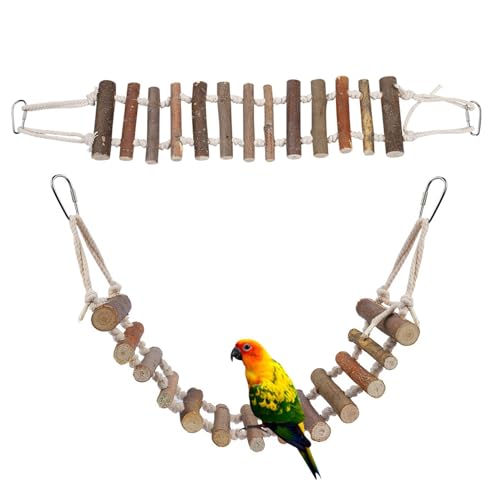 Vogelspielzeug, Papageienseil, Holzleiter, Schaukelspielzeug, hängende Kletterbrücke, Vogelhaustier, Kauspielzeug, Hängematte, Kletterleiter für Heimtierhandlung Vogelspielzeug, Papageienseil, Holzleiter, Schaukelspielzeug, hängende Kletterbrücke, Vogelhaustier, Kauspielzeug, Hängematte, Kletterleiter für Heimtierhandlung von Ldafava