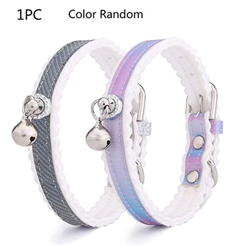 Ldbuejiaja Verstellbarer Verlaufsfarbe Haustier Halsband Süße Runde Form Für Kleine Hamster Rennmach Eichhörnchen Chinchilla Frettchen Katze Leder Hunde Tags Graviert Und Blei Set Welpe Und von Ldbuejiaja