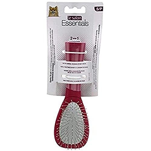 LeSalon Essentials Kombibürste 2-in-1 mit Borsten und Stahlnadeln klein, für Hunde LeSalon Essentials Kombibürste 2-in-1 mit Borsten und Stahlnadeln klein, für Hunde von Le Salon