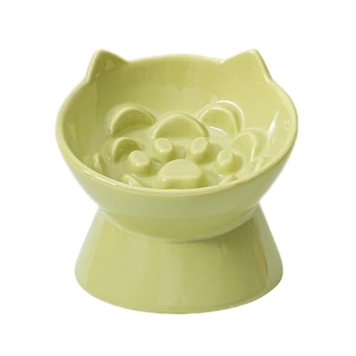LE SERVETA Macarons Series Keramik-Napf für langsames Fressen, erhöhter Puzzle-Futterspender, Anti-Erbrechen, langsamer Futternapf, erhöhter Futternapf, Schnurrhaarfreundlicher Katzennapf mit LE SERVETA Macarons Series Keramik-Napf für langsames Fressen, erhöhter Puzzle-Futterspender, Anti-Erbrechen, langsamer Futternapf, erhöhter Futternapf, Schnurrhaarfreundlicher Katzennapf mit von Le Serveta