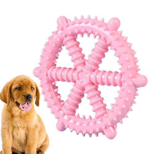 Kauspielzeug für Hunde, Beißspielzeug für Hunde - Kauspielzeug für Hundezahnbürsten | Kauspielzeug für Hundezahnbürsten zum Zahnen, rutschfeste Beißringe in Lebensmittelqualität, farbenfrohes interakt von LeKing