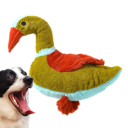 LeKing Flauschiges Welpenspielzeug | Zahnspielzeug für Haustiere - Bissfestes Tier-Motiv, Robustes, hübsches Plüschhunde-Quietschspielzeug für kleine, mittelgroße Hundewelpen von LeKing