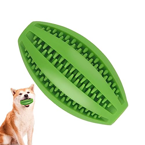 LeKing Quietschender Spielzeugball zum Kauen von Hunden | Langlebiges Hundespielzeug in -Form | Mentale Stimulation Leckerli Gummiball Hundespielzeug -Form zum Spielen, großer Hund, Hund von LeKing