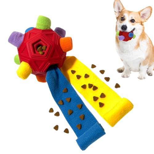 LeKing Schnüffelspielzeug für Hunde, Schnüffelspielzeug für Hunde | Interaktiver Slow Feeder Futtersuch-Schnupftabakball | Kau- und Puzzlespielzeug für Hunde, bequemes und exquisites Grabspiel von LeKing