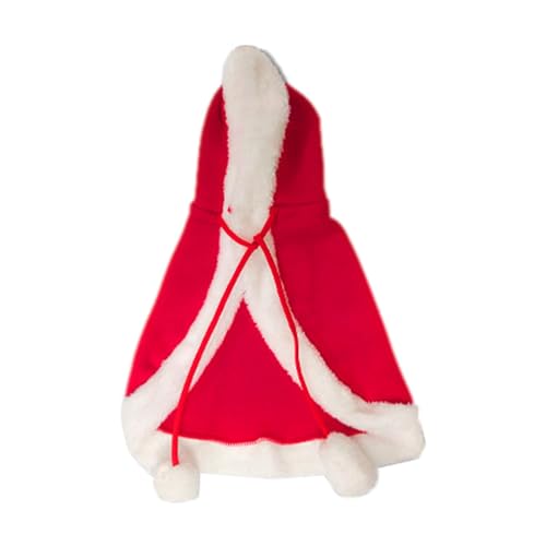 LeKing Weihnachtskatzen-Hundekostüm - Weihnachtskostüm Katzenumhang Cape | Atmungsaktives Haustier-Kostüm-Umhang, Weihnachts-Outfits-Kostüm für Welpen, kleine Hunde und Katzen von LeKing
