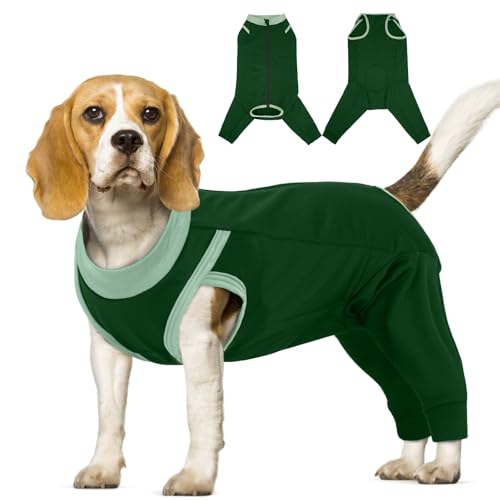 LeLePet Hunde-Chirurgie-Genesungsanzug, medizinisches Hemd nach Operationen, männlich und weiblich, Neuter Spay Body Suit, Hunde-Erholungsmanschette für Hinterbeine, Anti-Lecken, Wundschutz LeLePet Hunde-Chirurgie-Genesungsanzug, medizinisches Hemd nach Operationen, männlich und weiblich, Neuter Spay Body Suit, Hunde-Erholungsmanschette für Hinterbeine, Anti-Lecken, Wundschutz von LeLePet