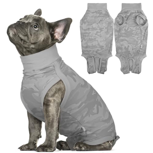 LeLePet Hunde-Chirurgie-Genesungsanzug, postoperativer Body für weibliche und männliche Hunde, medizinisches Haustier-Shirt, nach Operationen, elastische Hundeweste nach Operationen, verhindert Lecken von LeLePet