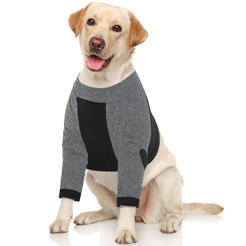 LeLePet Genesungsmanschette für Hunde, Vorderbeinschutz, Ellenbogenstütze, chirurgischer Genesungsanzug, Wundgelenkschutz gegen Lecken, Beißen, Schwarz, Größe 2XL LeLePet Genesungsmanschette für Hunde, Vorderbeinschutz, Ellenbogenstütze, chirurgischer Genesungsanzug, Wundgelenkschutz gegen Lecken, Beißen, Schwarz, Größe 2XL von LeLePet