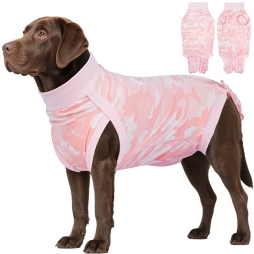 LeLePet Hunde-Operationsanzug, nach Operationen, Body für weibliche und männliche Hunde, medizinisches Haustier-Shirt, nach Operationen, elastische Hundeweste nach Operationen, verhindert Lecken LeLePet Hunde-Operationsanzug, nach Operationen, Body für weibliche und männliche Hunde, medizinisches Haustier-Shirt, nach Operationen, elastische Hundeweste nach Operationen, verhindert Lecken von LeLePet